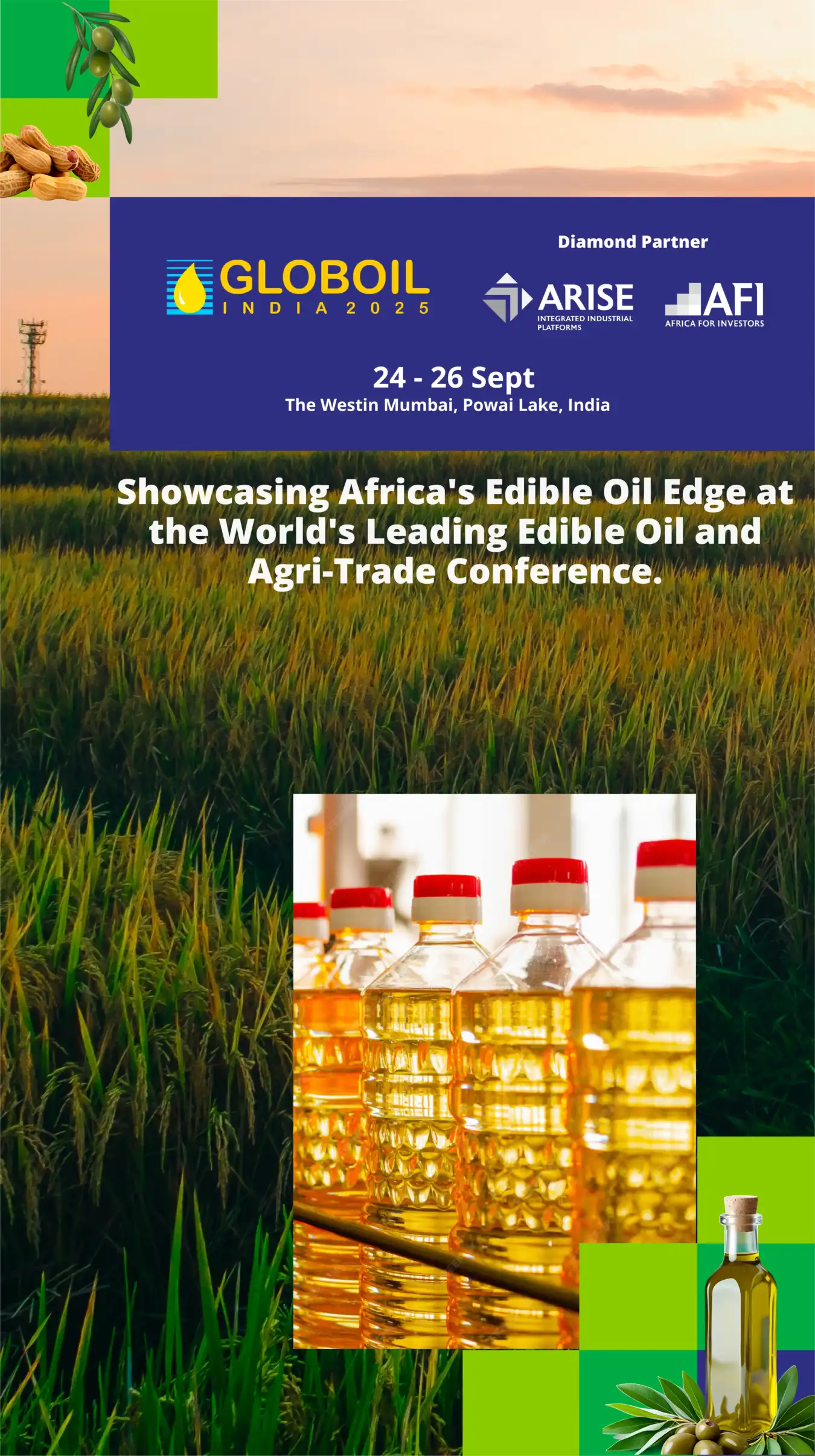 AFI Globoil India, Africa for Investors, Arise IIP