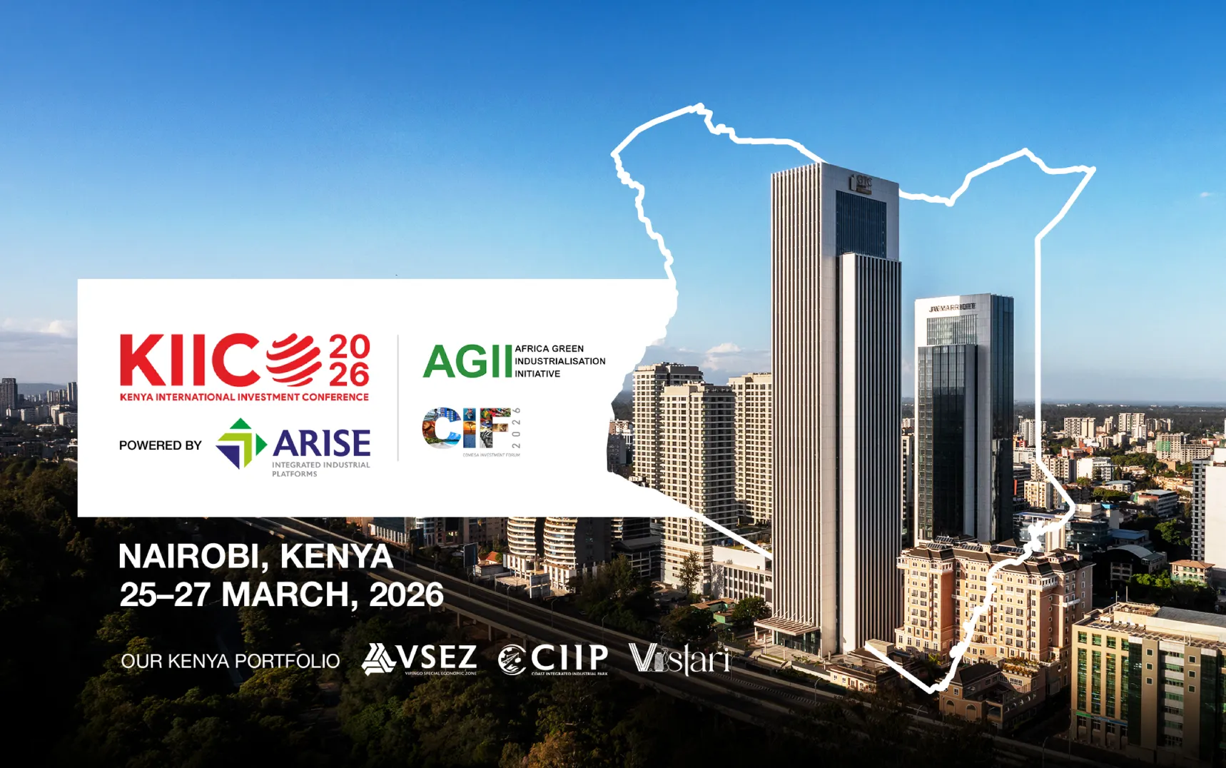 Kenya International Investment Conference 2026, Africa For investors, Arise IIP