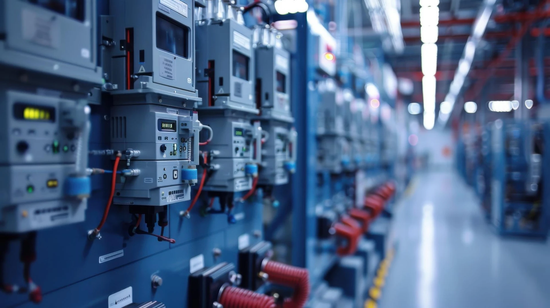 Electrical material in a factory, Switchgear and Electrical Materials business