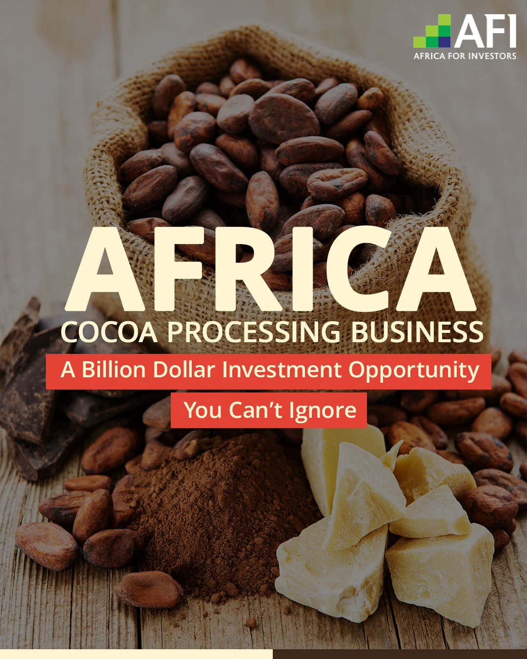 Cocoa Processing Business in Africa- Arise IIP Infographic Africa For Investors
