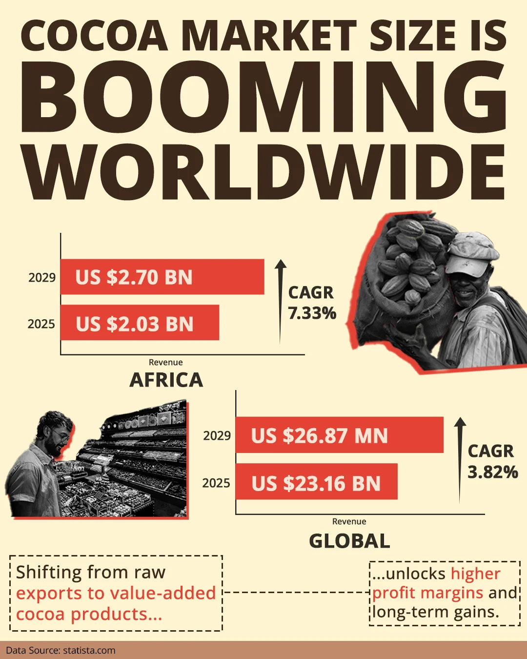 Cocoa Processing Business in Africa- Arise IIP Infographic Africa For Investors