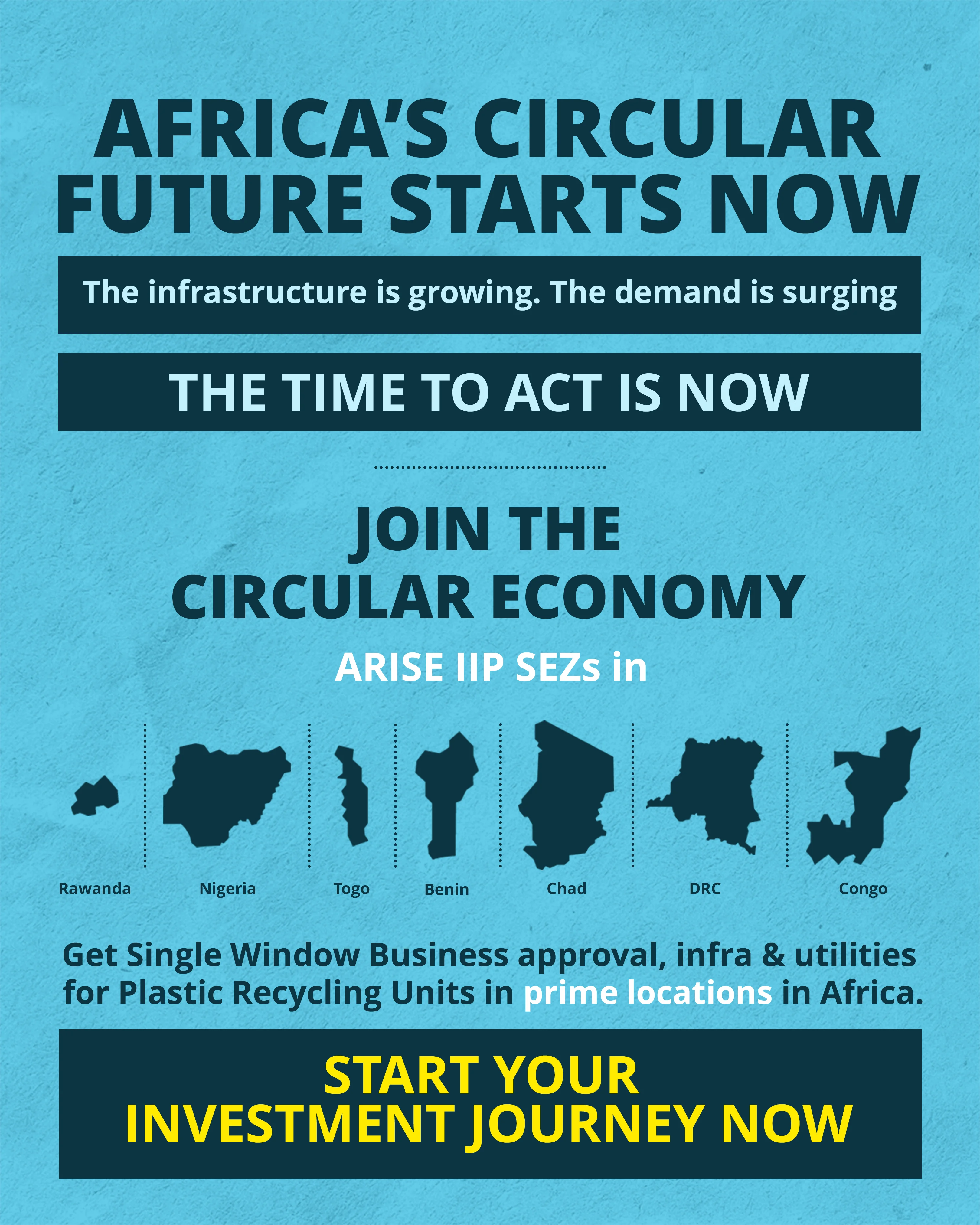 Plastic Recyling Business in Africa, Arise IIP, Africa For Investors, Waste Management Business Setup, Sustainable Circular Benefits