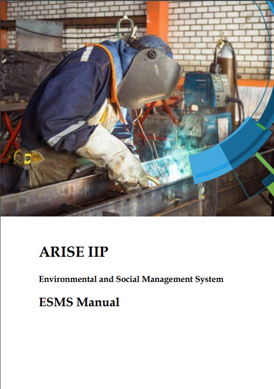 ARISE IIP – Environmental and Social Management System